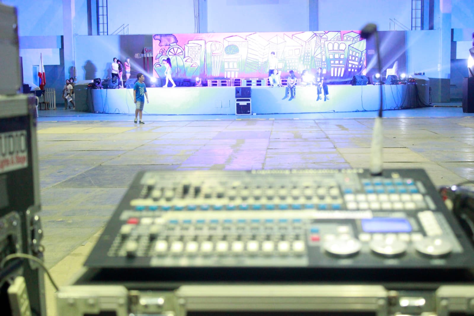 School stage ready for showtime